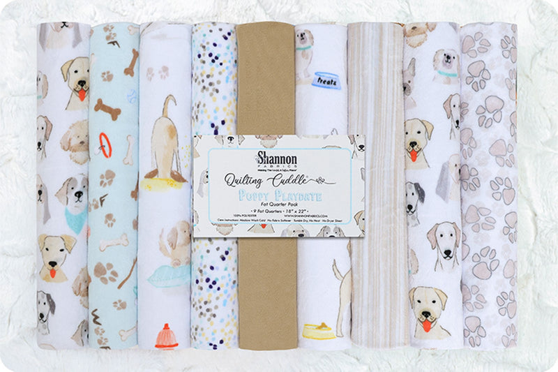 Puppy Playdate Quilting Cuddle Fat Quarter Pack