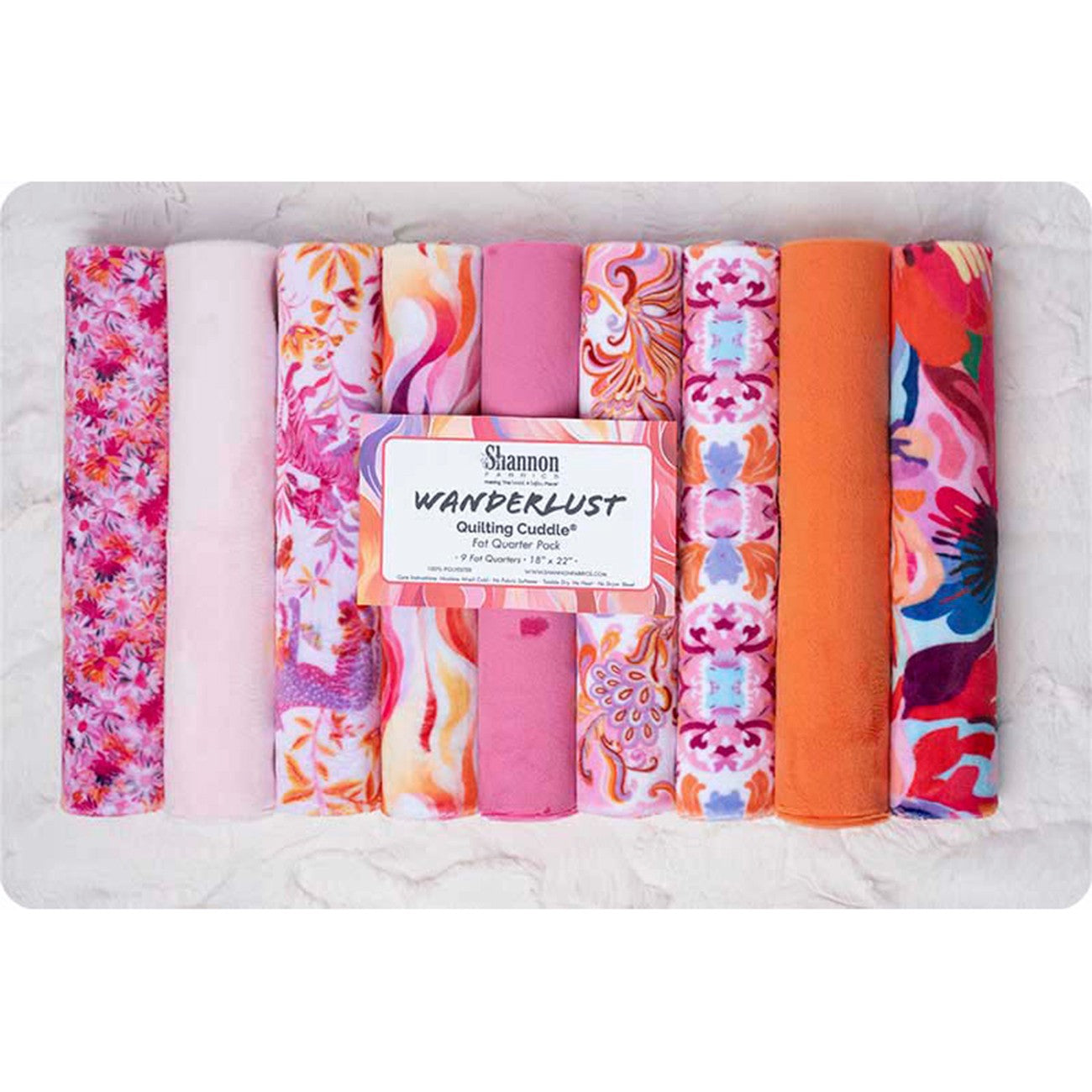 Wanderlust-Pink Quilting Cuddle Fat Quarter Packs
