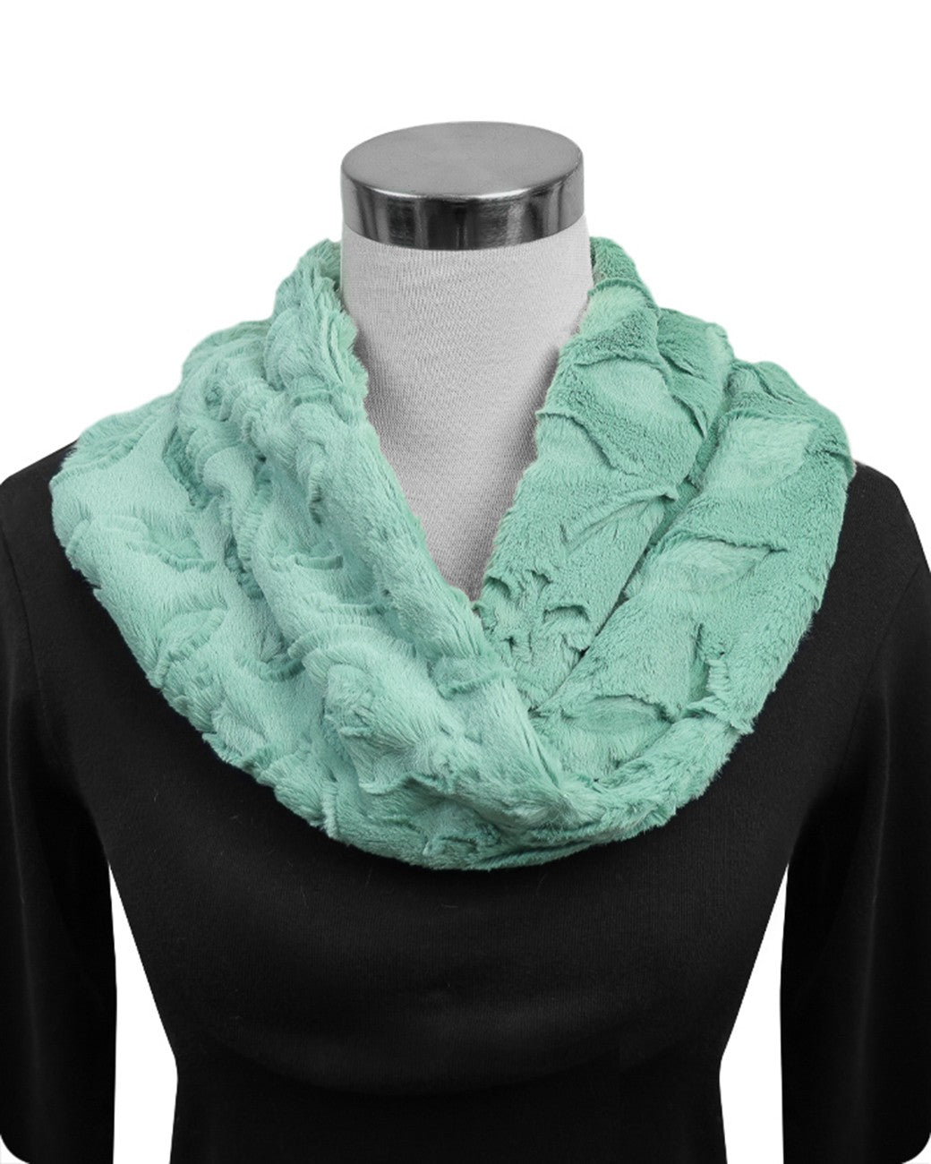 Poppy Juniper Infinity Scarf 19inx 36in Kit