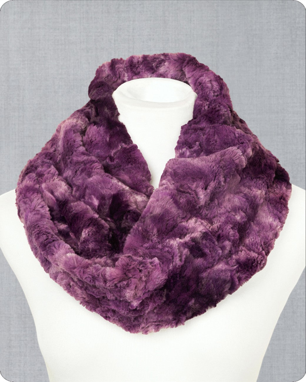 Infinity Scarf Kit Galaxy Plum 19in x 36in