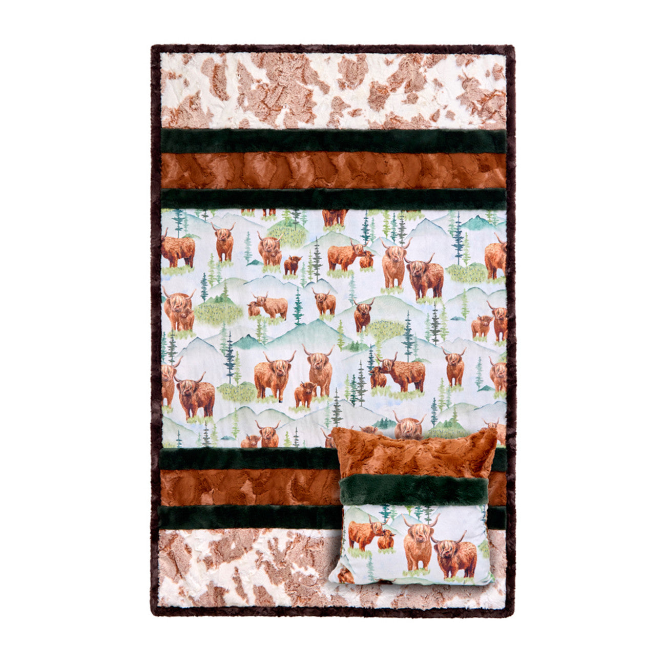 Cuddle Cattle Picture Perfect Cuddle Kit 38"X58"