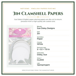 Product Specifications – 3in Clamshell Papers