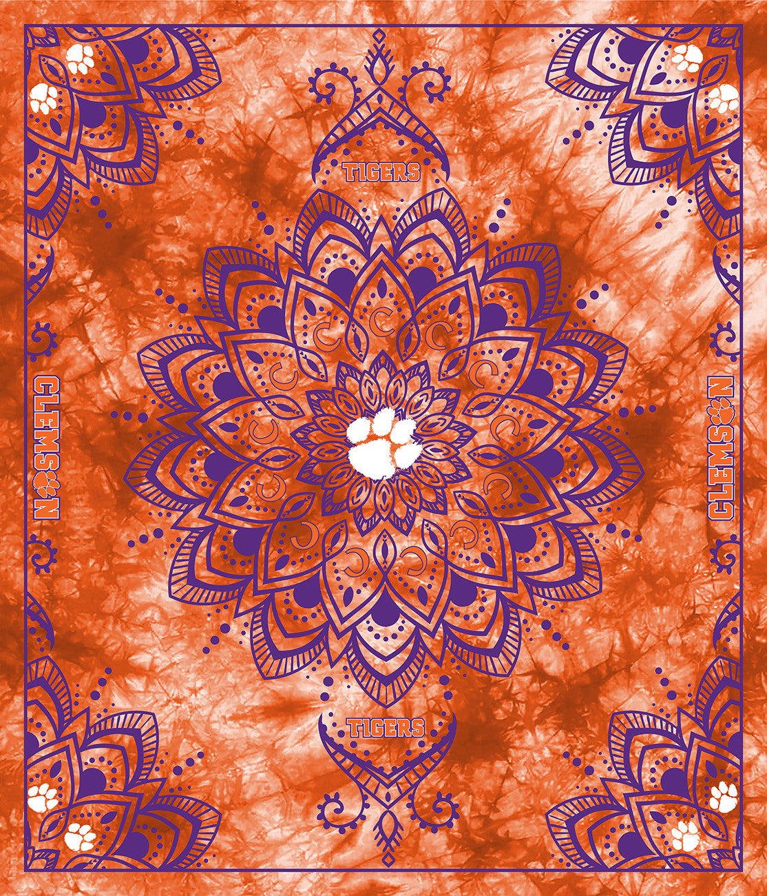 Clemson Collegiate Tapestry-48in x 56in