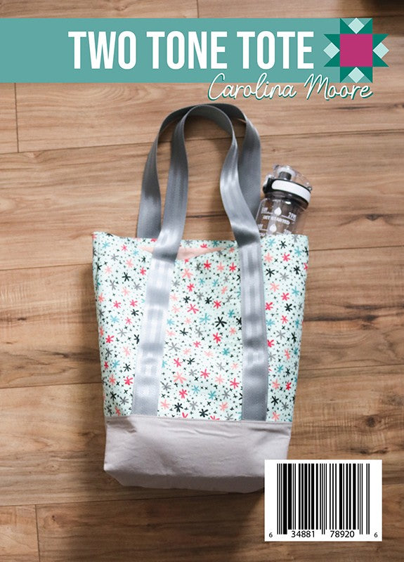 Two Tone Tote Postcard Pattern