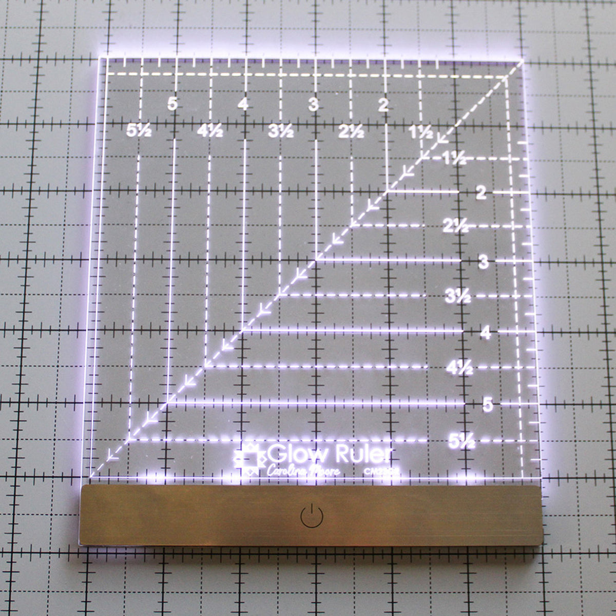 Carolina Moore Glow Ruler 6in Square