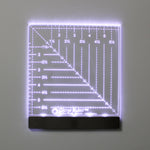 Carolina Moore Glow Ruler 6in Square Left Handed