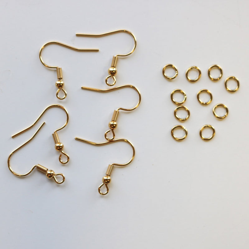 Earring Wires Gold