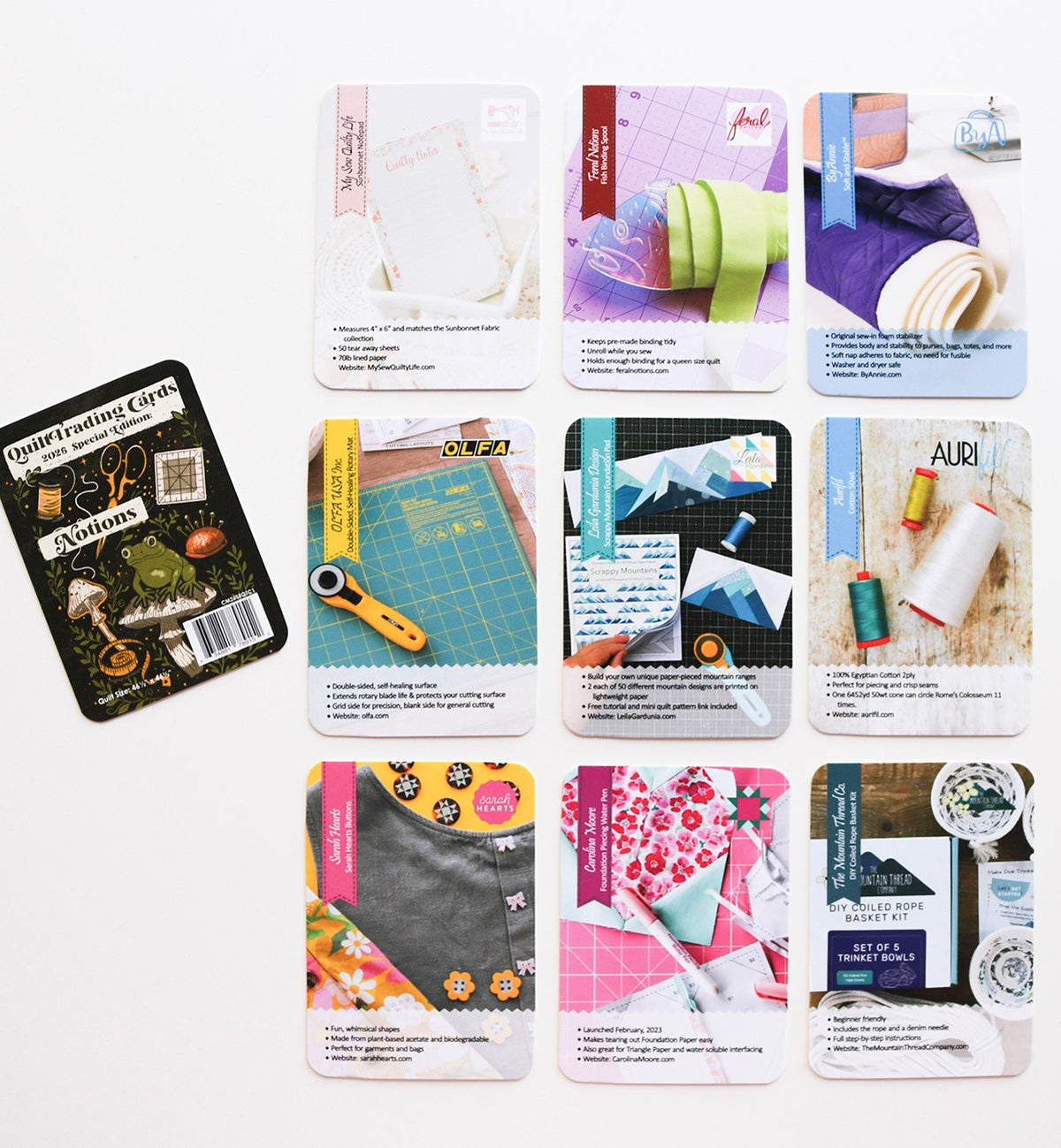 Notions Special Edition Quilt Trading Cards