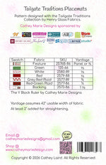 Tailgate Traditions Placemats