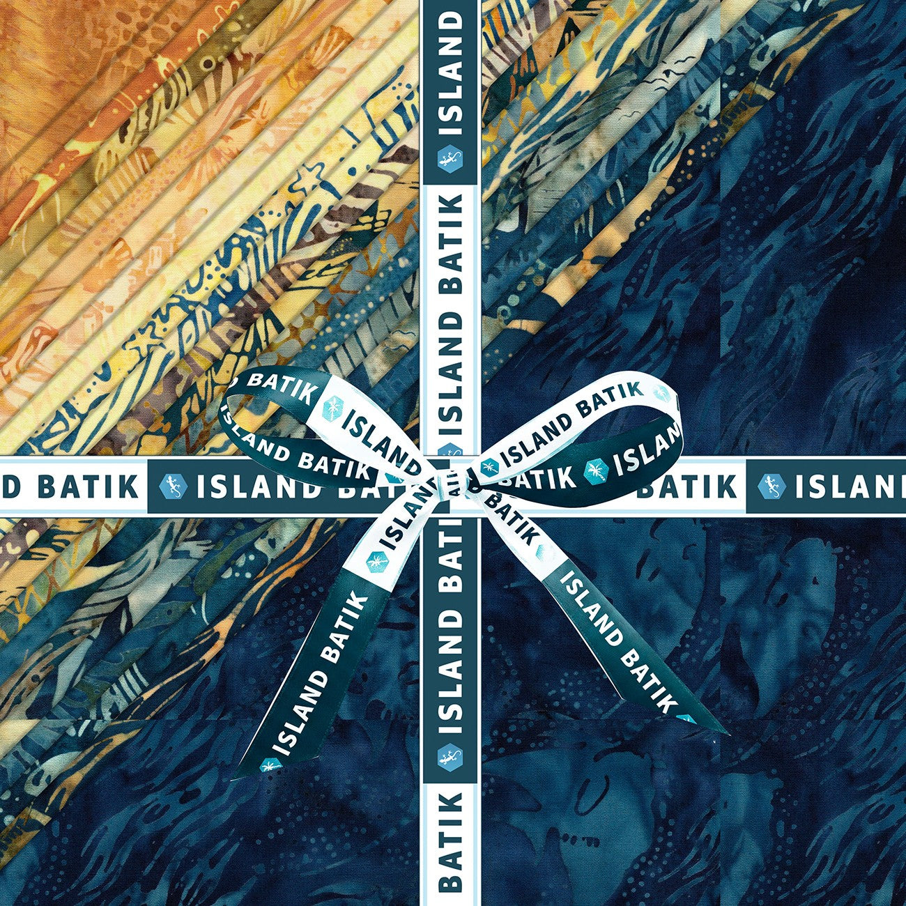 10in Squares, Coastal Current, 42pcs, 2 Pieces of Each Print