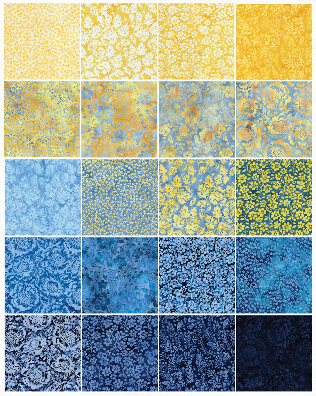 2.5in Strips Countryside Charm 40pcs, 2 Pieces of Each Print