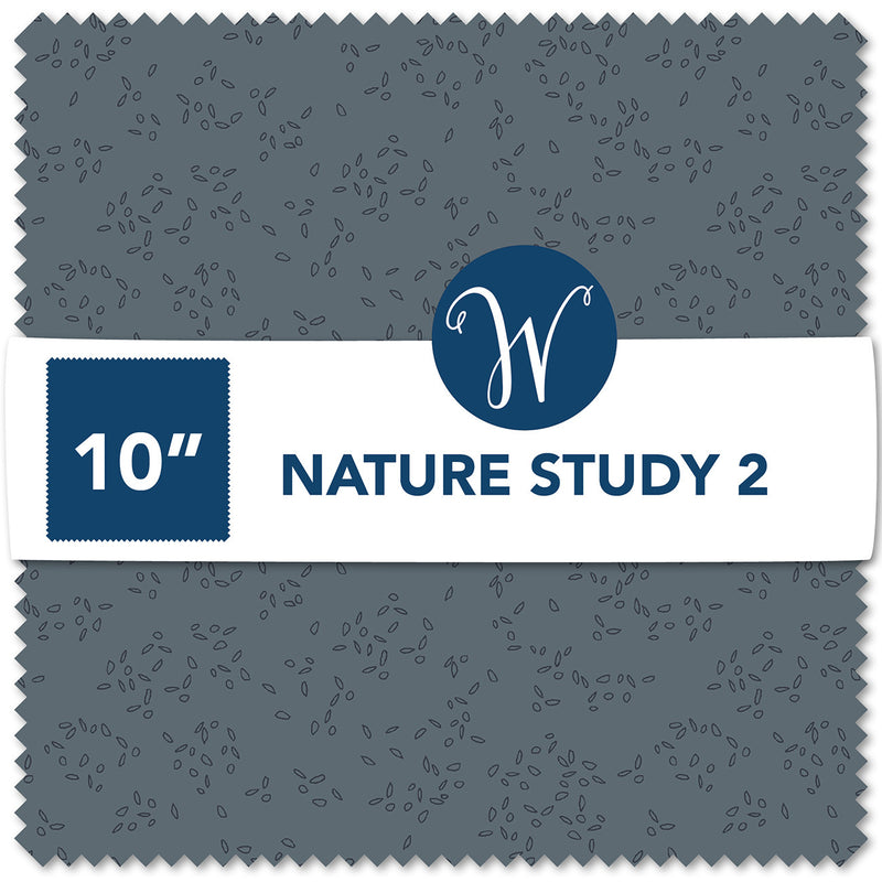 10in Squares, Nature Study 2.0, 42pcs/bundle