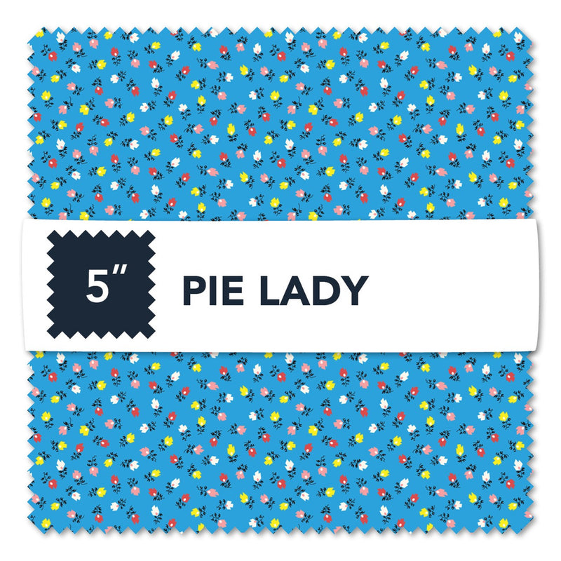 5in Squares Pie Lady, 42pcs/bundle