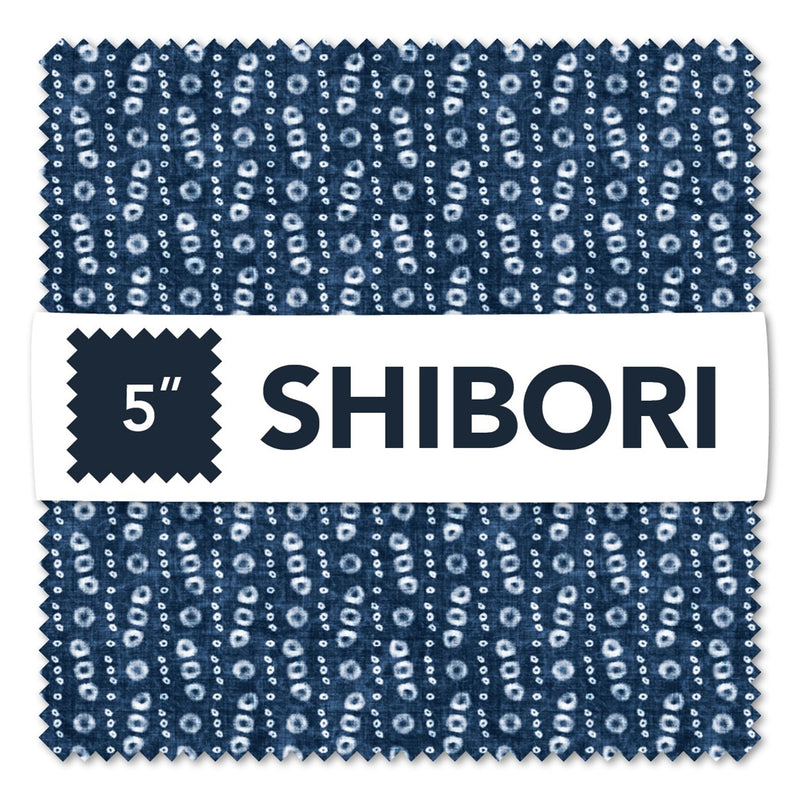 5in Squares Shibori, 42pcs/bundle