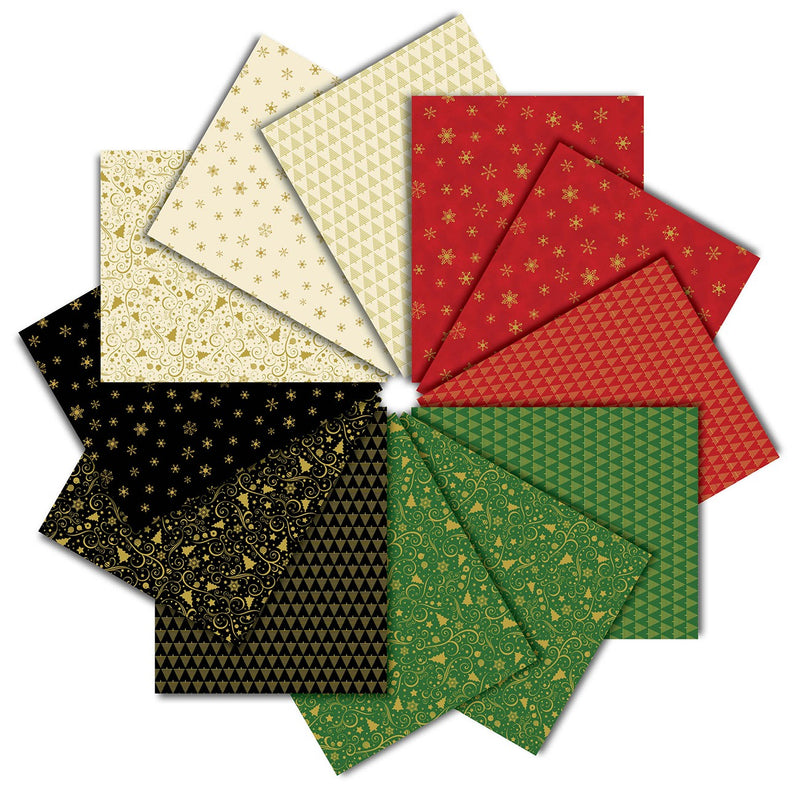 Fat Quarter Holiday Blenders 12pcs/bundle