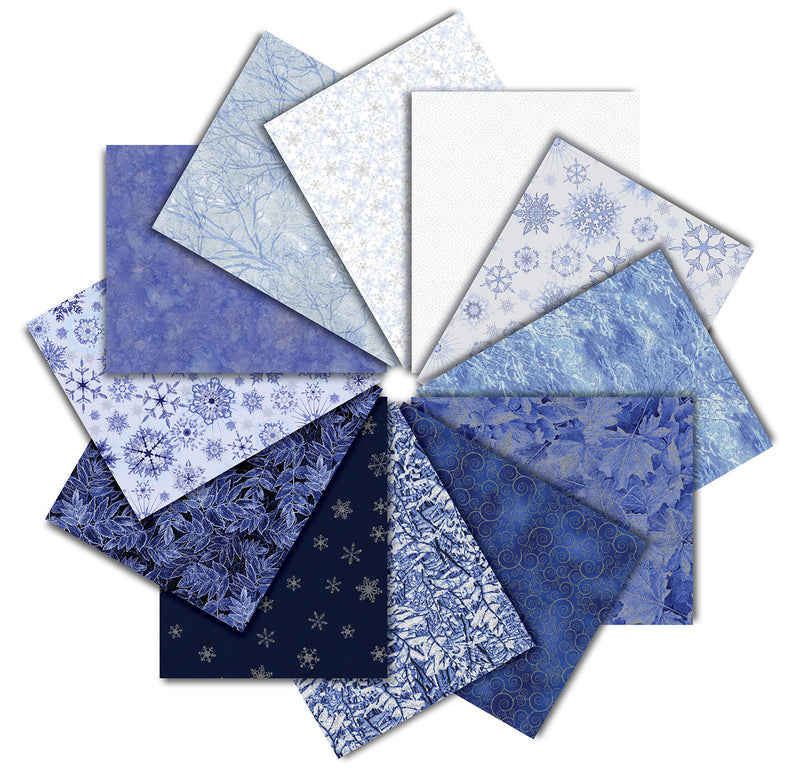 Fat Quarter Ice, 12pcs/bundle