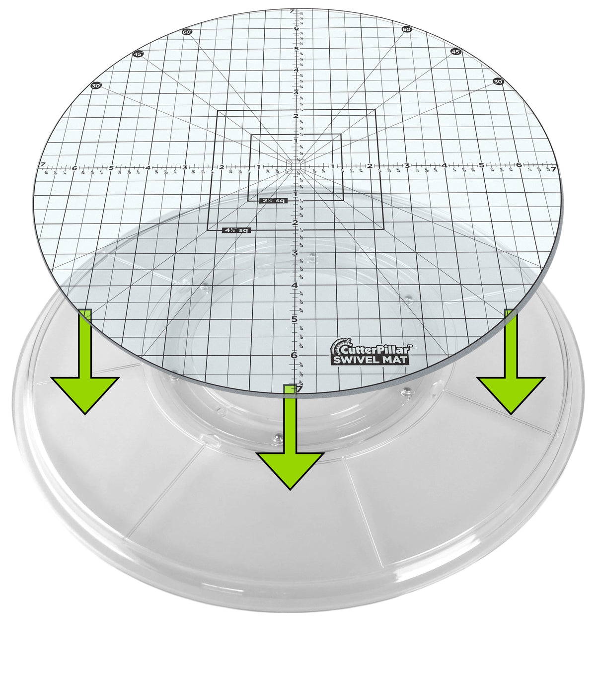 Cutterpillar Swivel Rotating Cutting Mat