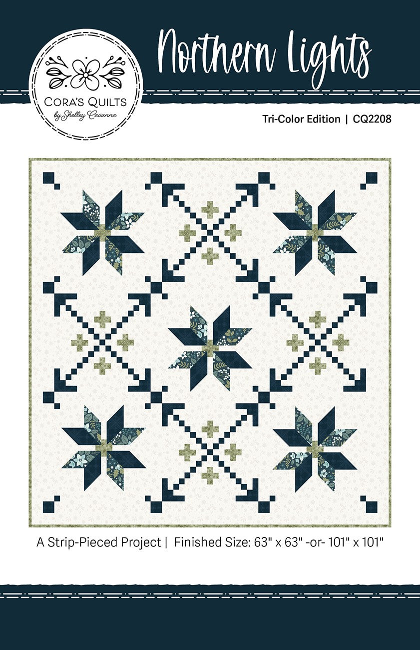 Northern Lights Quilt Pattern - the Tri-Color Edition
