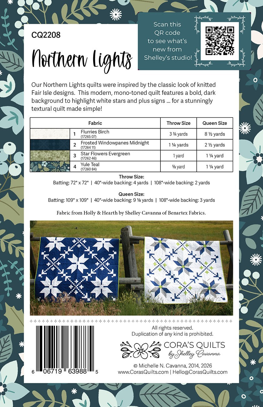 Northern Lights Quilt Pattern - the Tri-Color Edition