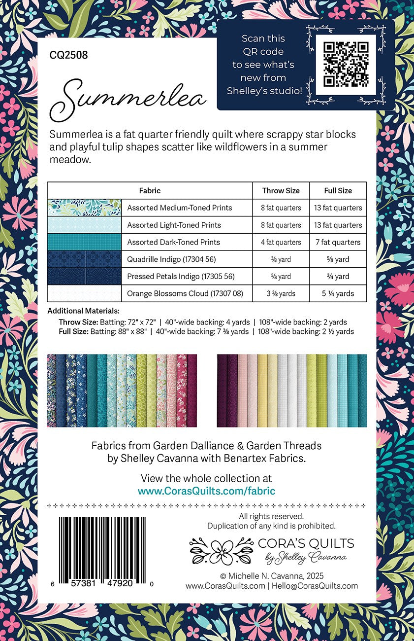 Summerlea Quilt Pattern