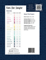 Barn Star Sampler Cross Stitch Pattern