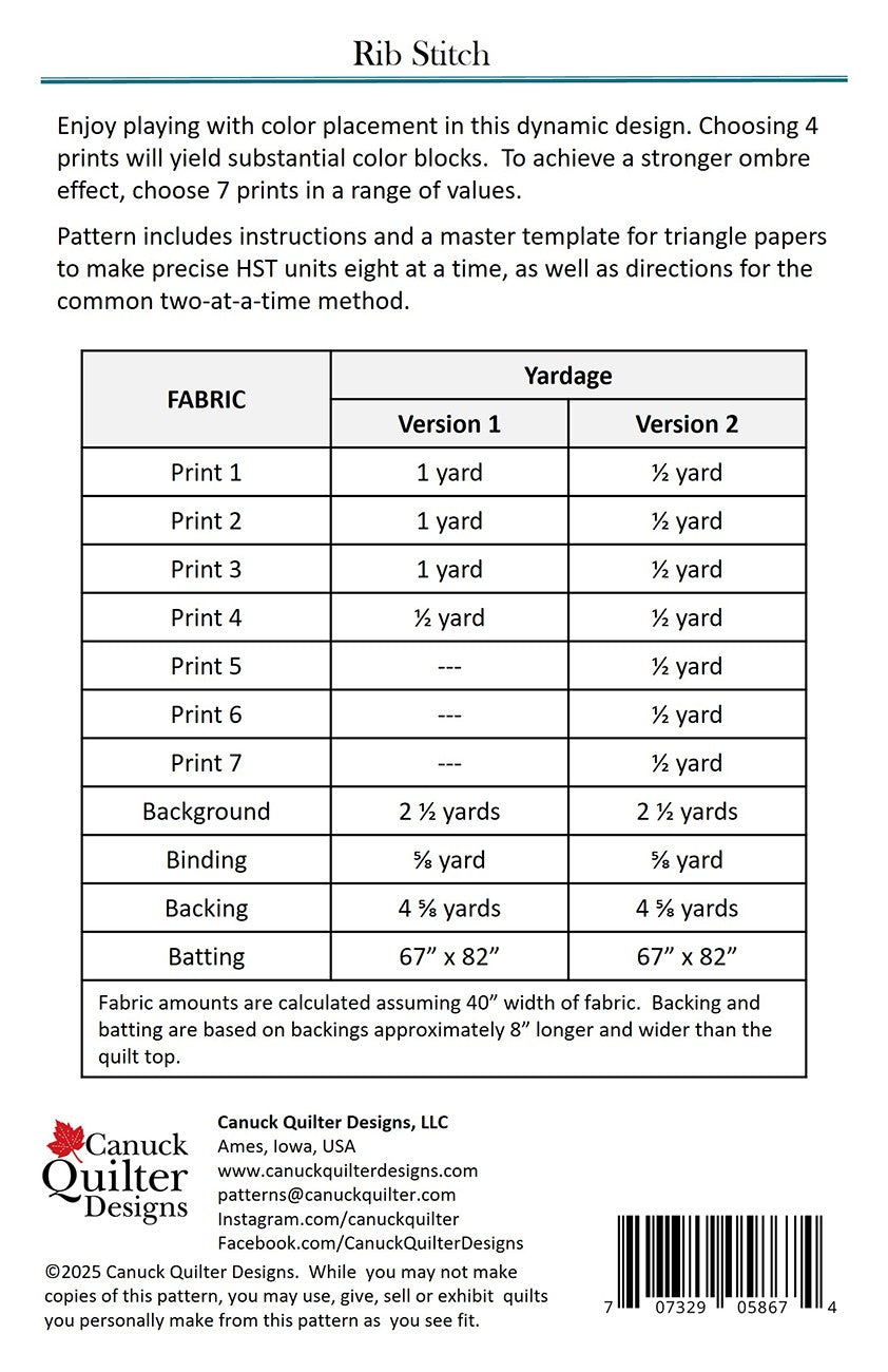 Rib Stitch