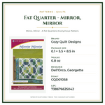 Product Specifications – Fat Quarter - Mirror, Mirror