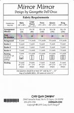 Fat Quarter - Mirror, Mirror