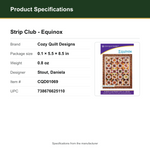 Product Specifications – Strip Club - Equinox