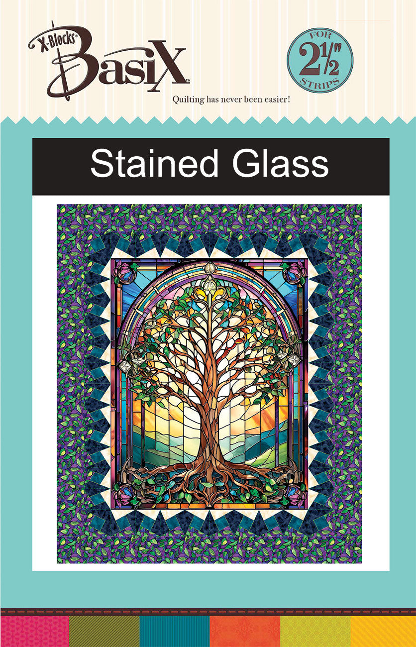 Stained Glass BasiX Quilt Pattern