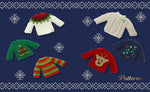 Ugly Christmas Sweater Crochet Ornaments