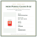 Product Specifications – Mod Podge Gloss 8 oz