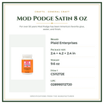 Product Specifications – Mod Podge Satin 8 oz
