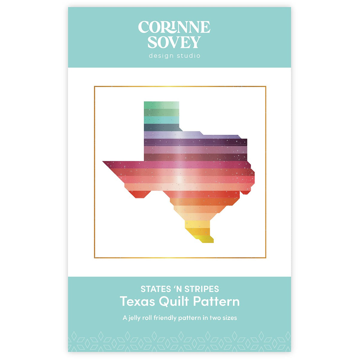 States 'N Stripes Texas Quilt Pattern
