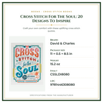 Product Specifications – Cross Stitch For The Soul:  20 Designs To Inspire