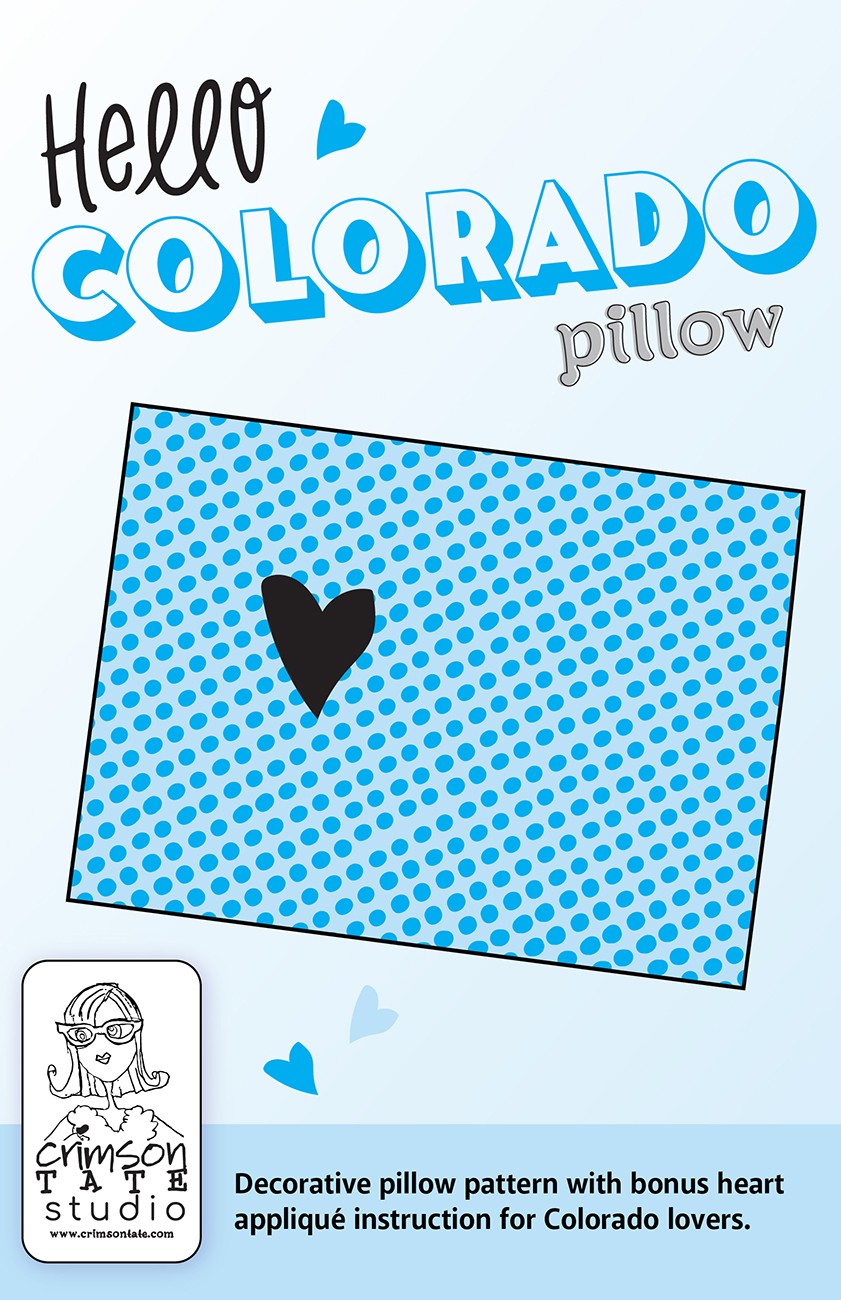 Hello Colorado Pillow Pattern