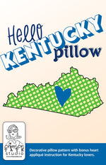 Hello Kentucky Pillow Pattern