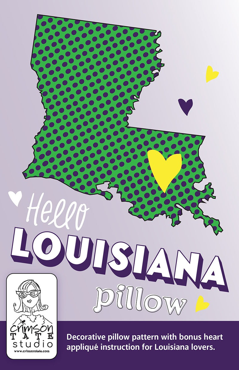 Hello Louisiana Pillow Pattern