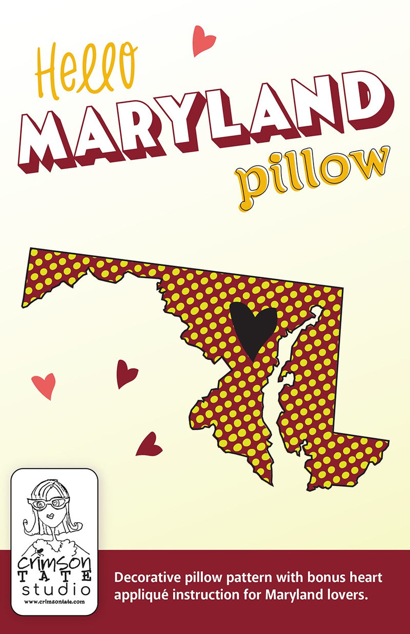 Hello Maryland Pillow Pattern