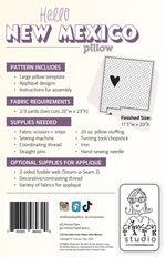 Hello New Mexico Pillow Pattern