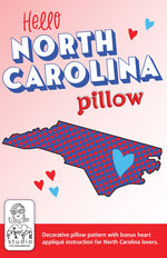 Hello North Carolina Pillow Pattern