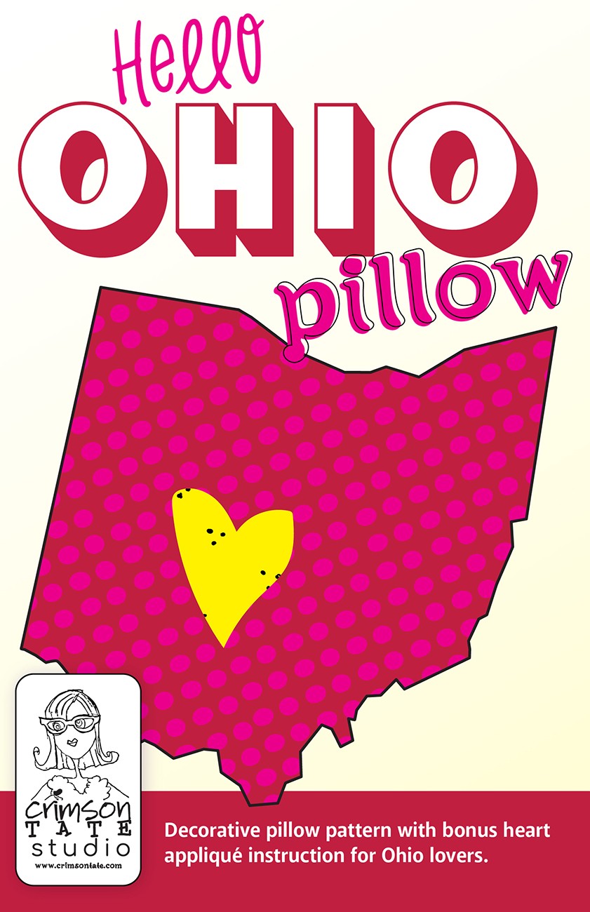 Hello Ohio Pillow Pattern