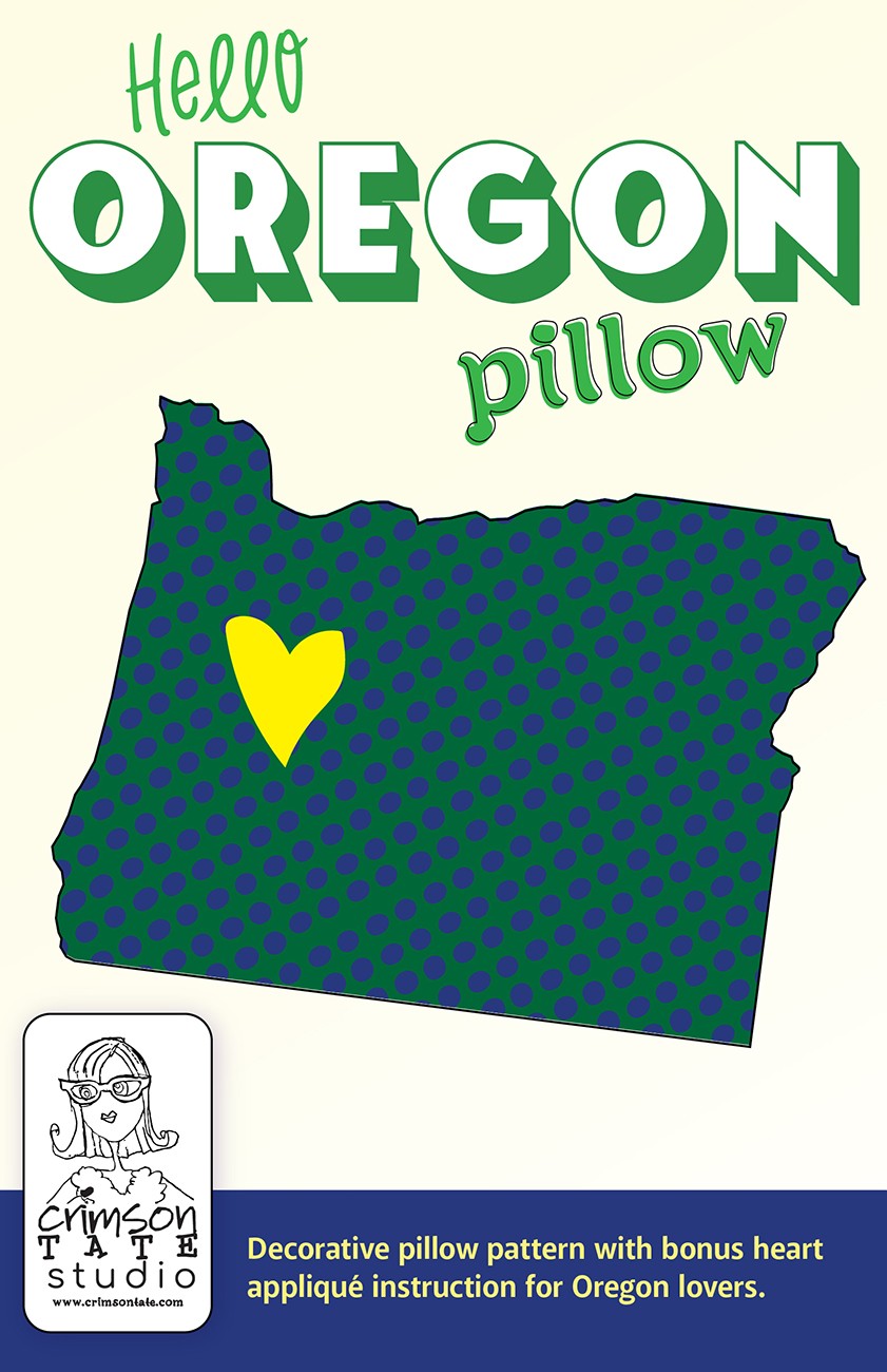 Hello Oregon Pillow Pattern