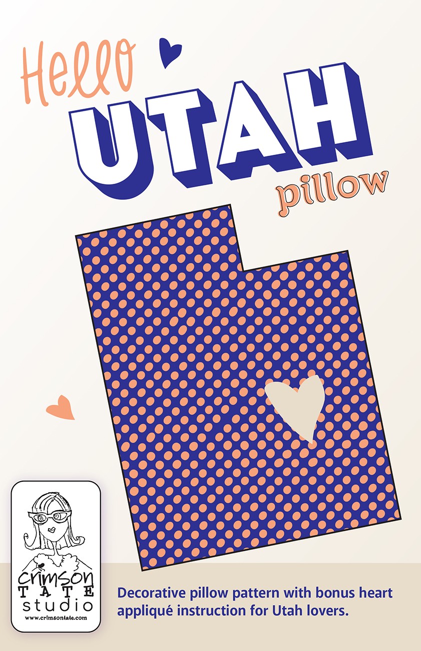Hello Utah Pillow Pattern
