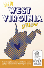 Hello West Virginia Pillow Pattern