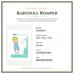 Product Specifications – Babydoll Romper