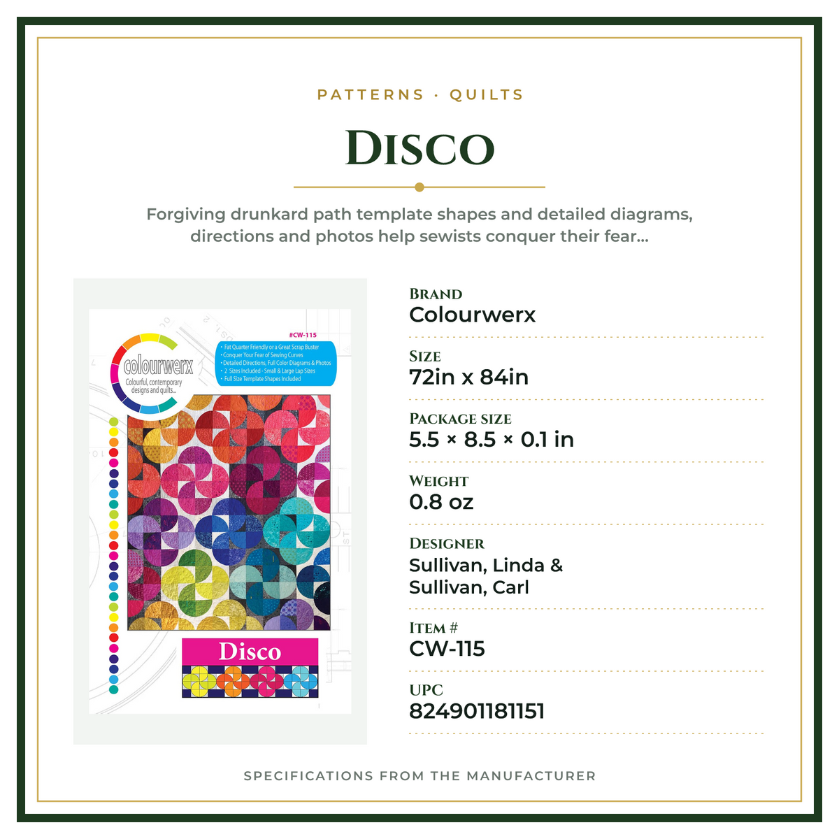 Product Specifications – Disco