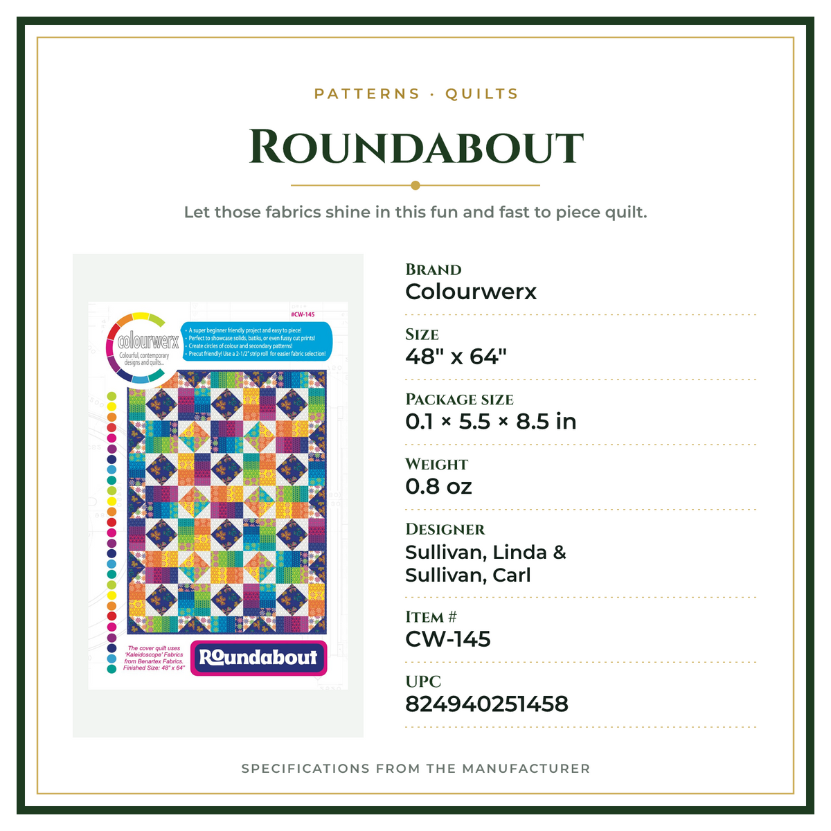 Product Specifications – Roundabout