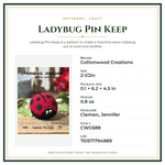 Product Specifications – Ladybug Pin Keep