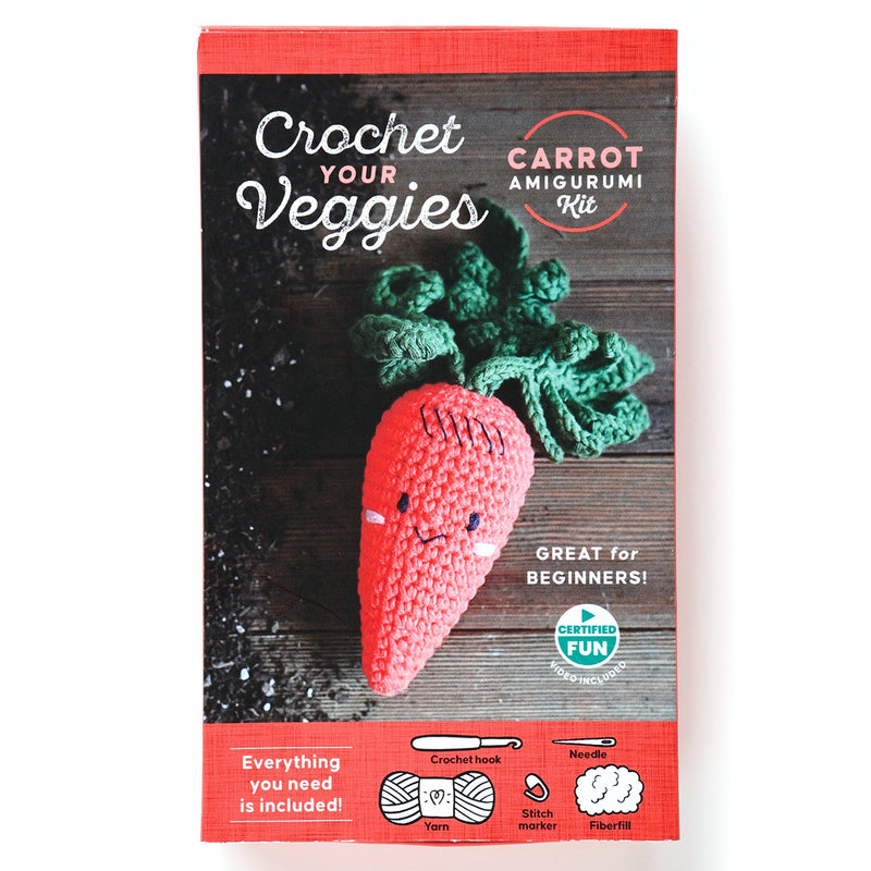 Crochet Your Veggies Amigurumi Kit Carrot